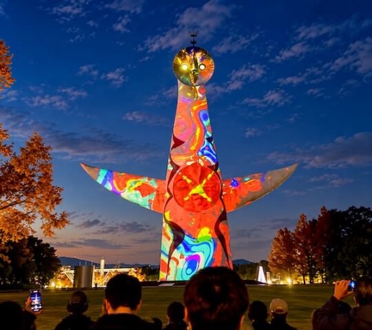 Osaka’s Expo Legacies Light Up the Tower of the Sun
