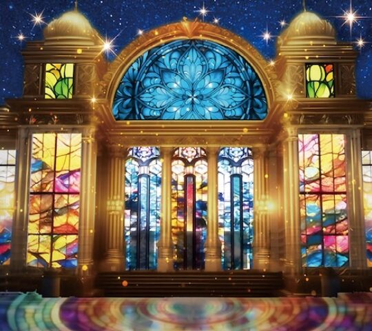 A Century-Old Façade Transformed by Light