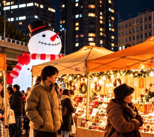 Lights, Music and Holiday Flavors in Nakanoshima