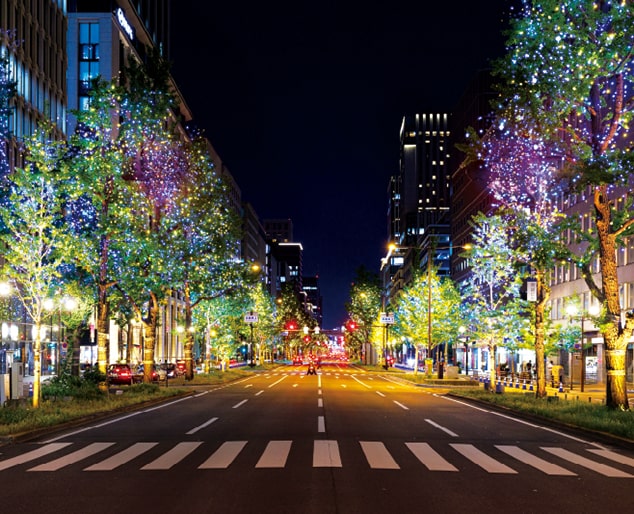 Midosuji_illumination_color