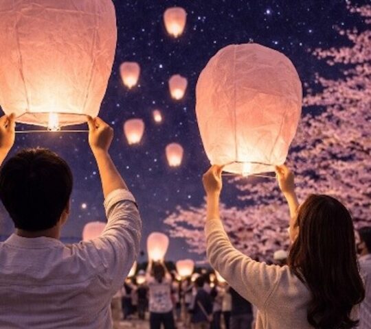 Cherry Blossom Festival In The Heart Of Umeda