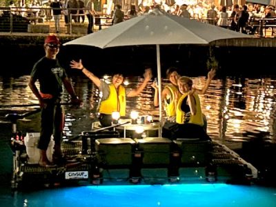 Drift Through Osaka’s Rivers After Dark