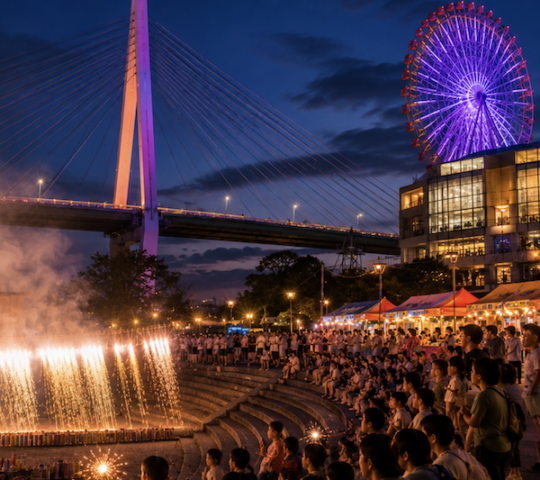 Tempozan Handheld Fireworks Festival Tempozan Handheld Fireworks Festival