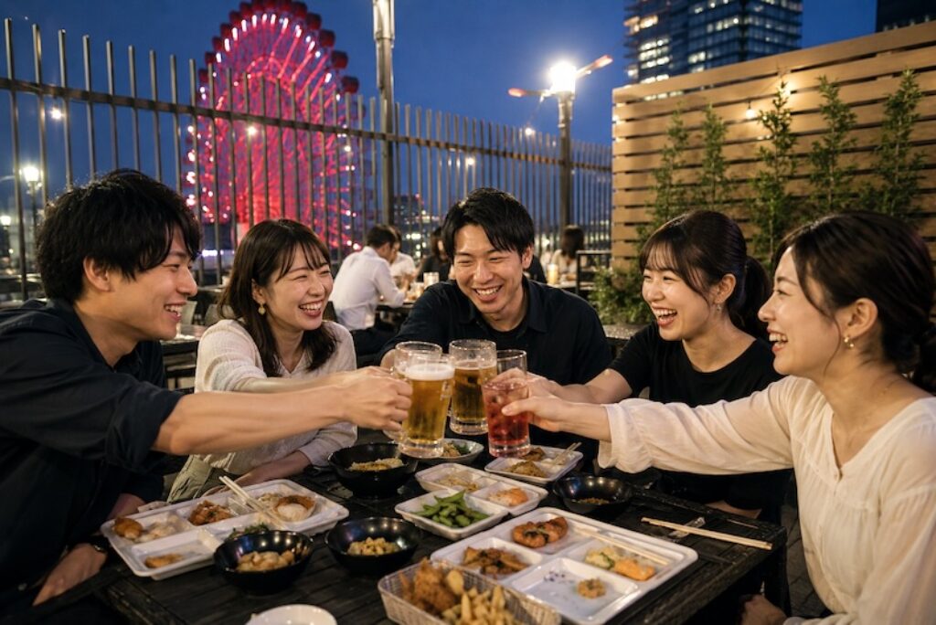 Osaka: Birthplace of Japan’s Rooftop Beer Garden