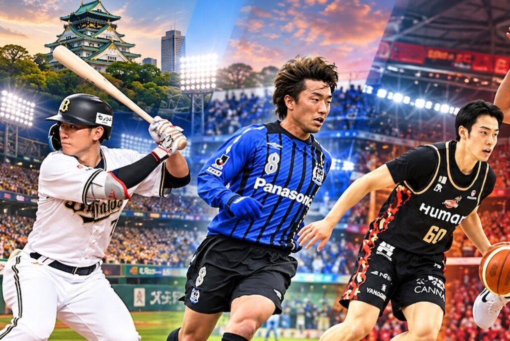 Five Sports, One Month: Osaka’s Sports Seasons Collide