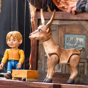Two Puppets from a Czech Fest Performance